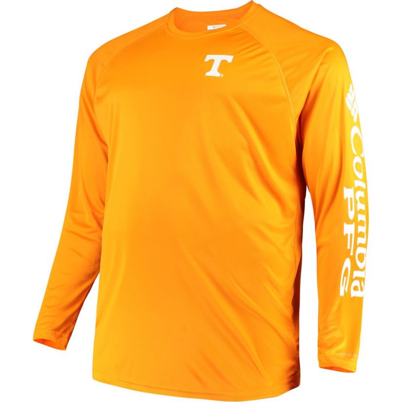 NCAA Tennessee Tennessee Volunteers Big & Tall Terminal Tackle Long Sleeve Omni-Shade T-Shirt