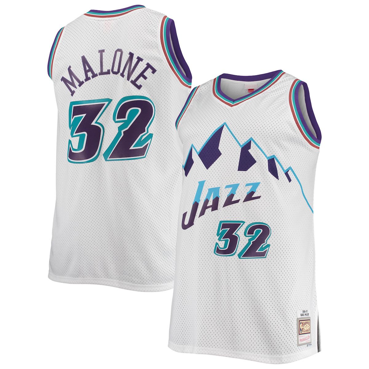 NBA Karl Malone Utah Jazz 1996/97 Big & Tall Hardwood Classics Swingman Jersey