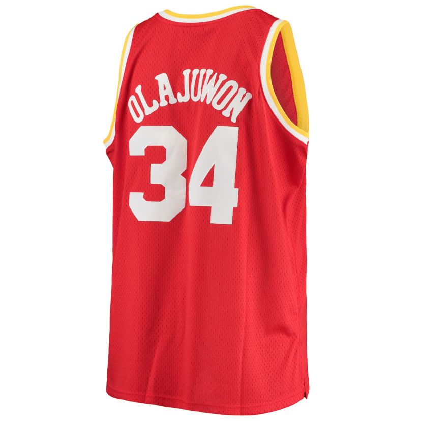 NBA Hakeem Olajuwon Houston Rockets 1993/94 Big & Tall Hardwood Classics Swingman Jersey