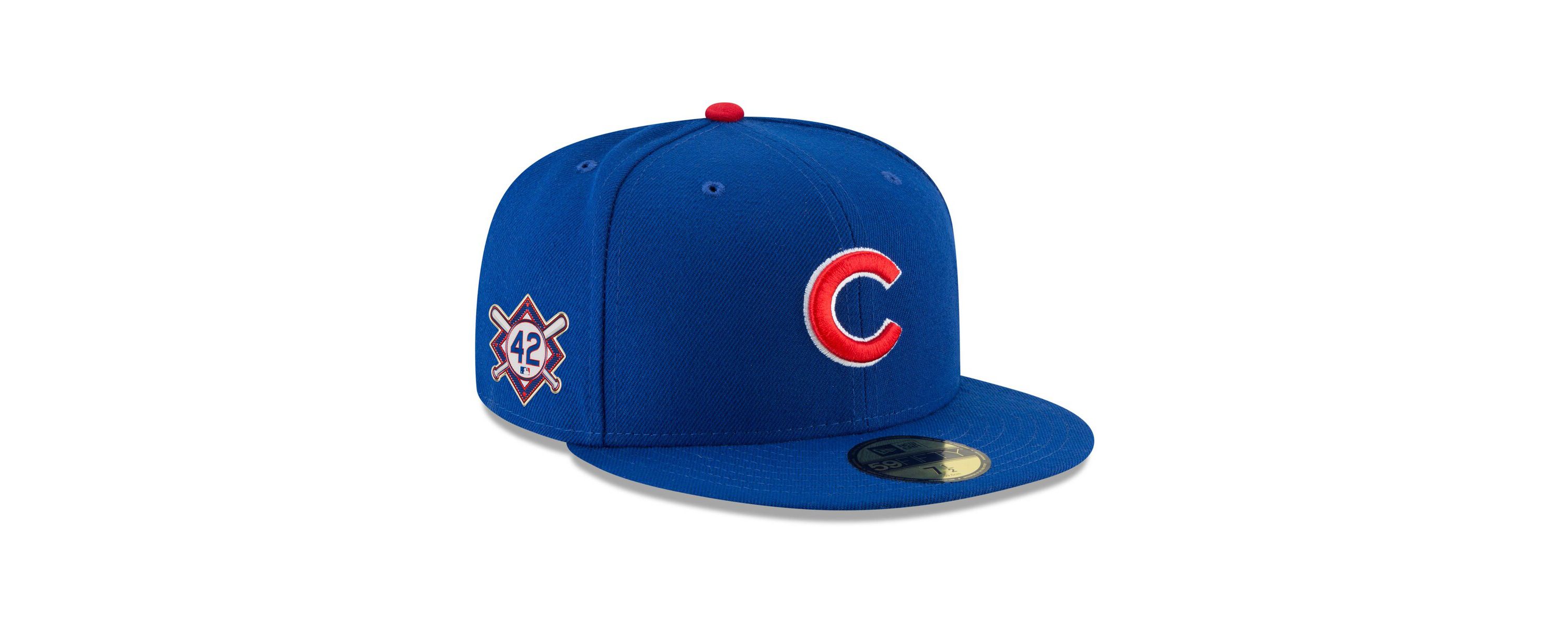 MLB Chicago Cubs Jackie Robinson Day Sidepatch 59FIFTY Fitted Hat