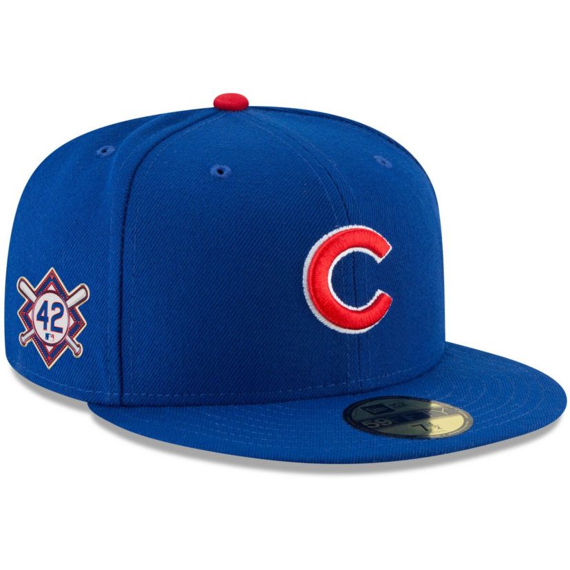 MLB Chicago Cubs Jackie Robinson Day Sidepatch 59FIFTY Fitted Hat