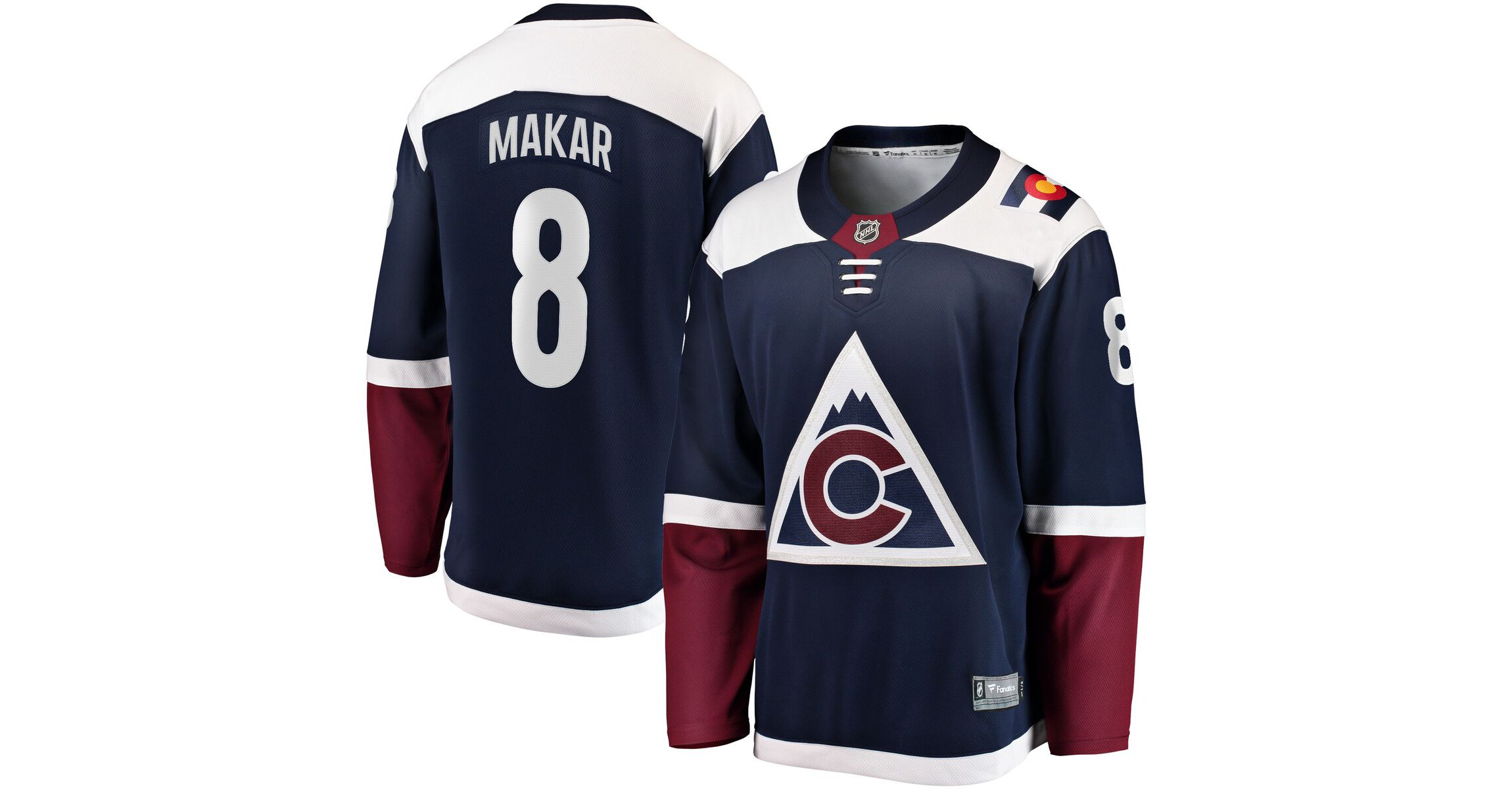 NHL Fanatics Cale Makar Colorado Avalanche Breakaway Jersey