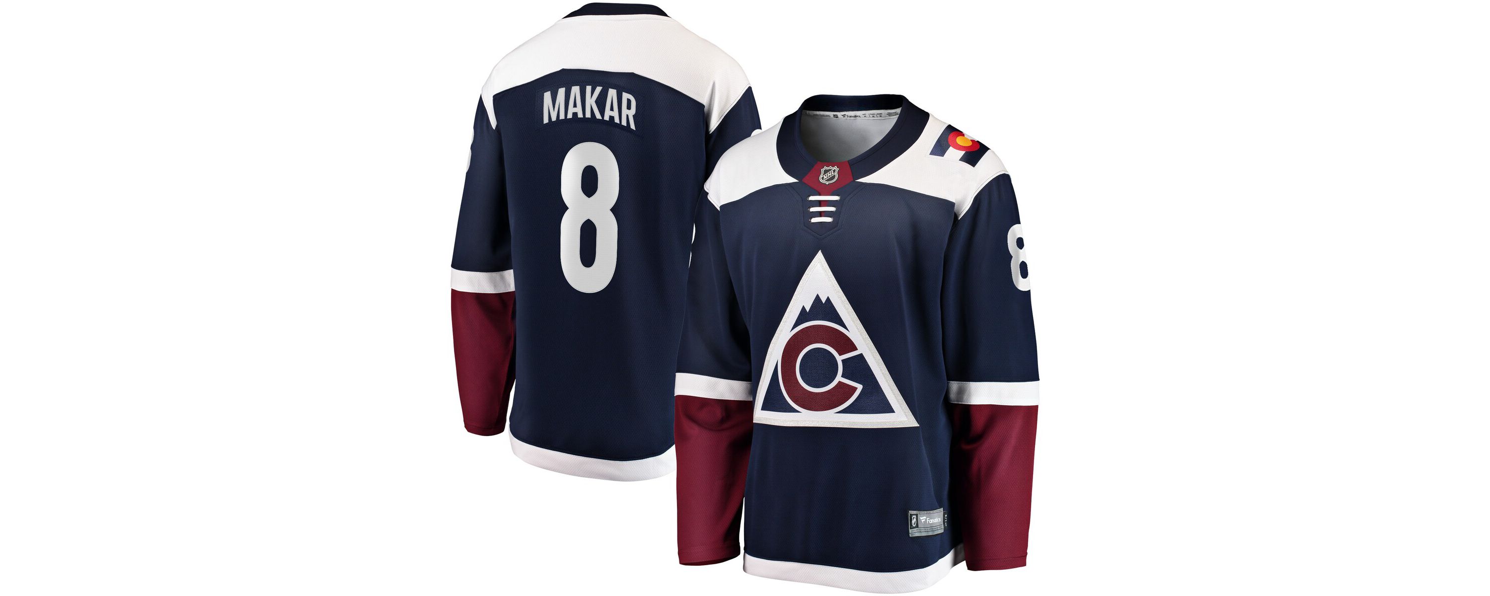 NHL Fanatics Cale Makar Colorado Avalanche Breakaway Jersey