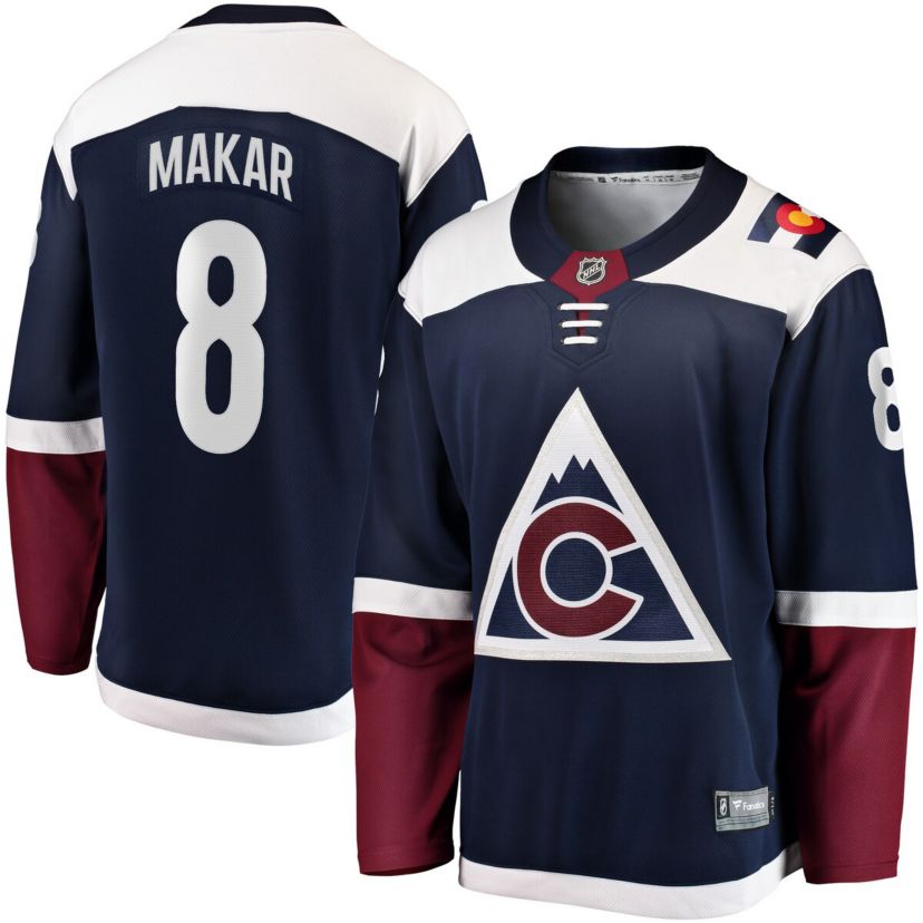 NHL Fanatics Cale Makar Colorado Avalanche Breakaway Jersey