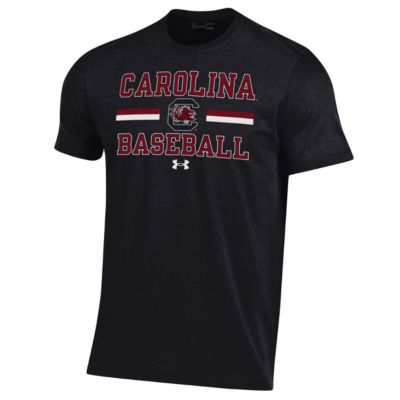 NCAA Under Armour South Carolina Gamecocks Baseball Stack Performance T-Shirt