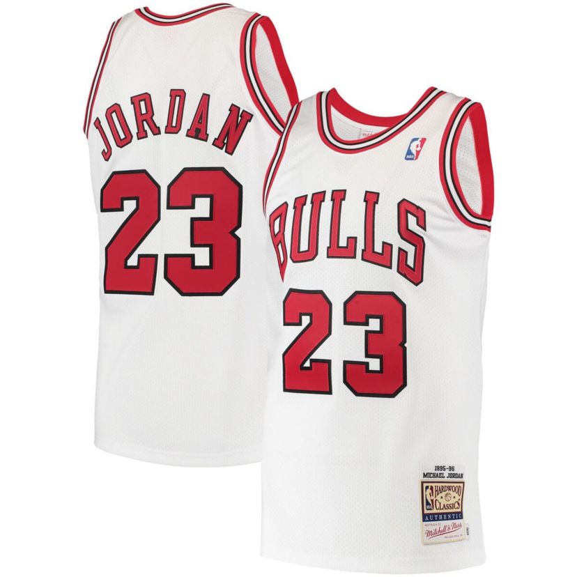 NBA Michael Jordan Chicago Bulls 1995 Hardwood Classics Authentic Jersey