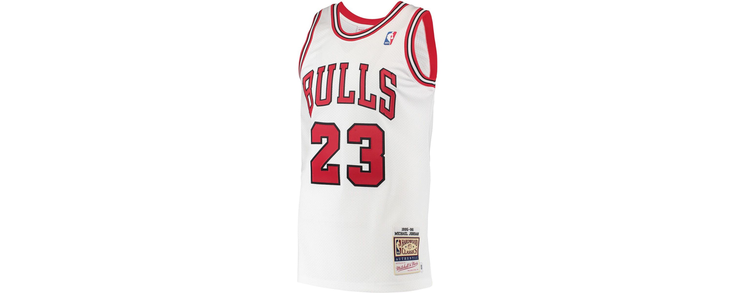 NBA Michael Jordan Chicago Bulls 1995 Hardwood Classics Authentic Jersey