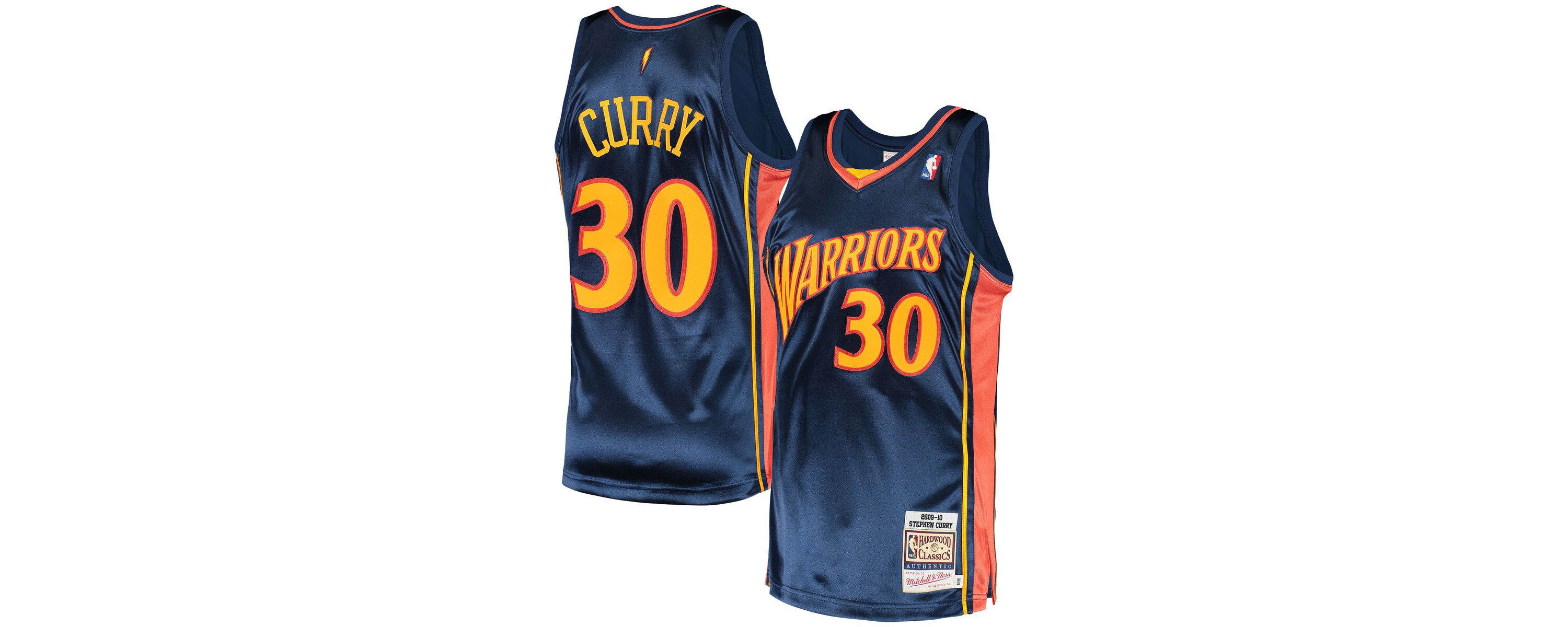 NBA Stephen Curry Golden State Warriors 2009/10 Hardwood Classics Authentic Jersey