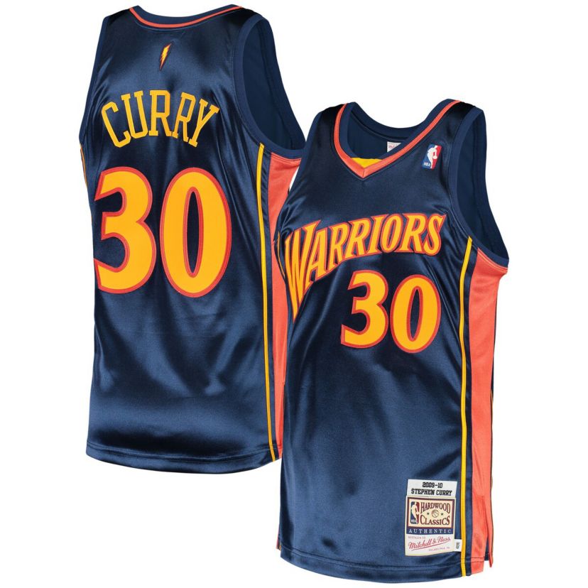 NBA Stephen Curry Golden State Warriors 2009/10 Hardwood Classics Authentic Jersey