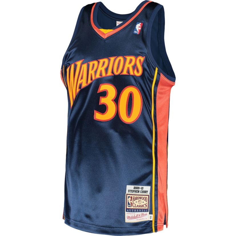 NBA Stephen Curry Golden State Warriors 2009/10 Hardwood Classics Authentic Jersey