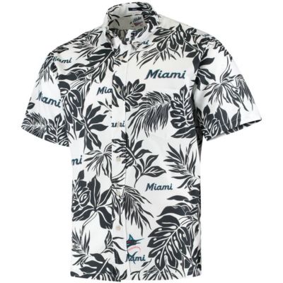 MLB Miami Marlins Aloha Button-Down Shirt