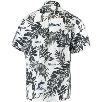 MLB Miami Marlins Aloha Button-Down Shirt