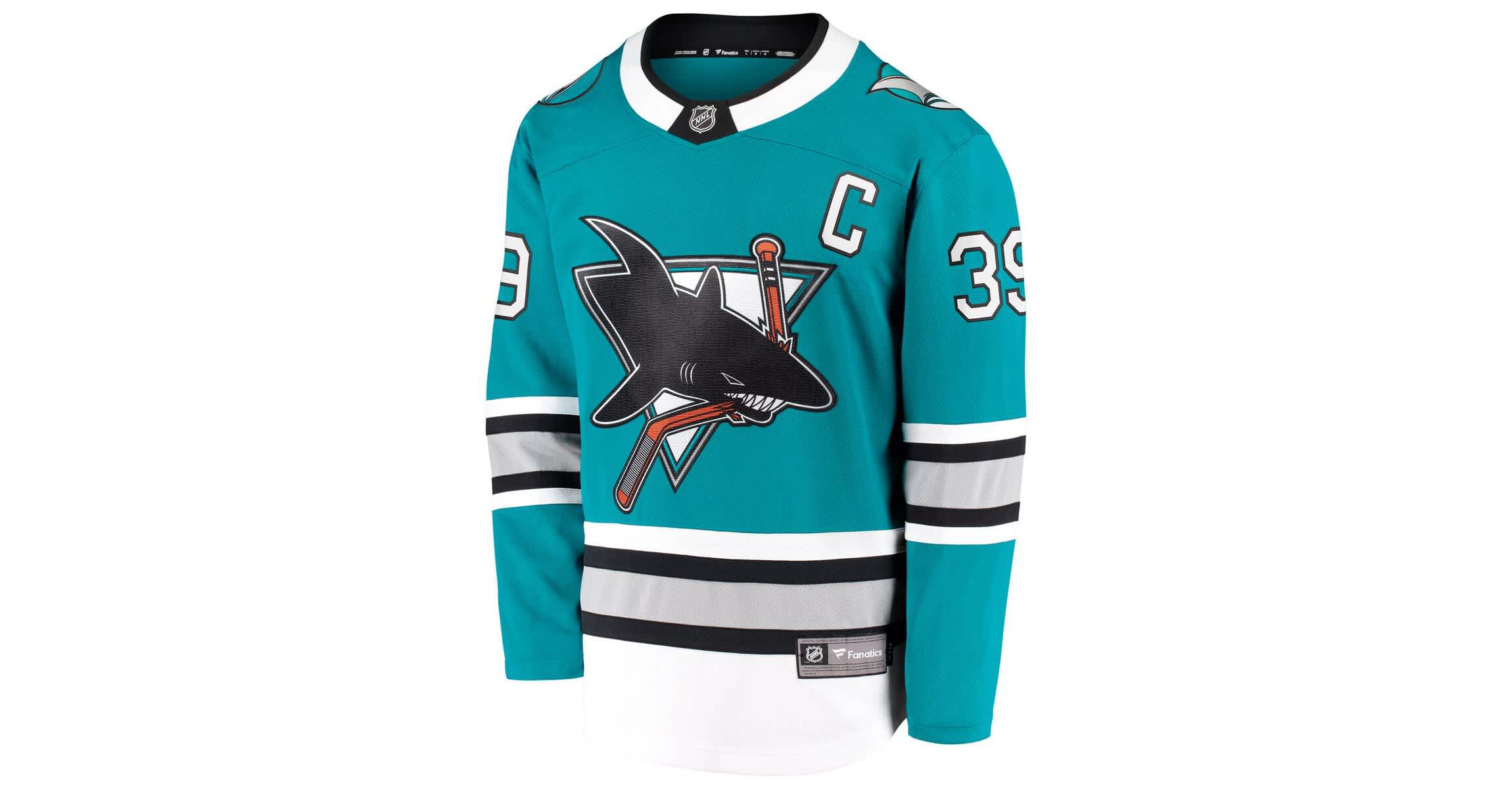 NHL Fanatics Logan Couture San Jose Sharks Breakaway Jersey