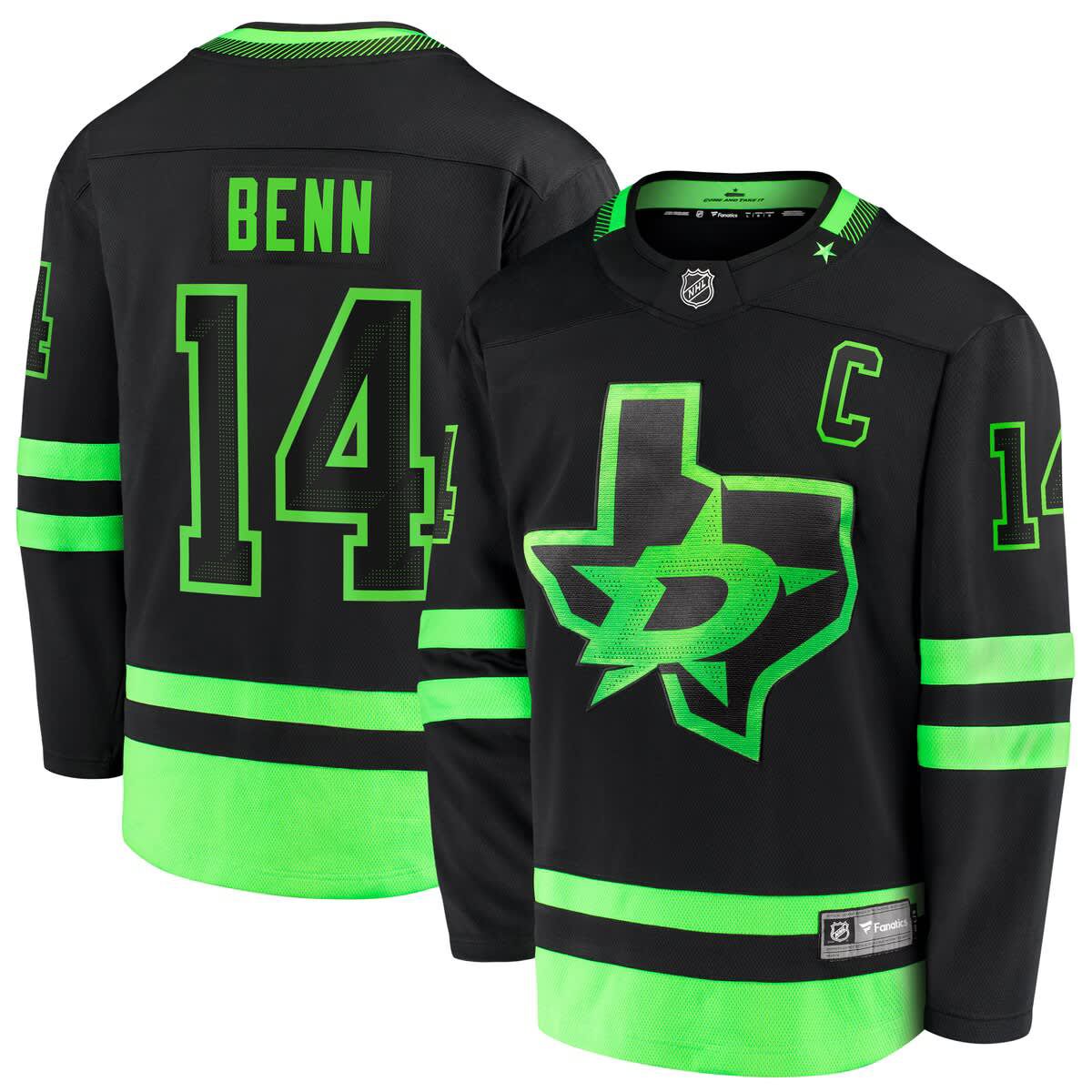 NHL Fanatics Jamie Benn Dallas Stars Breakaway Jersey