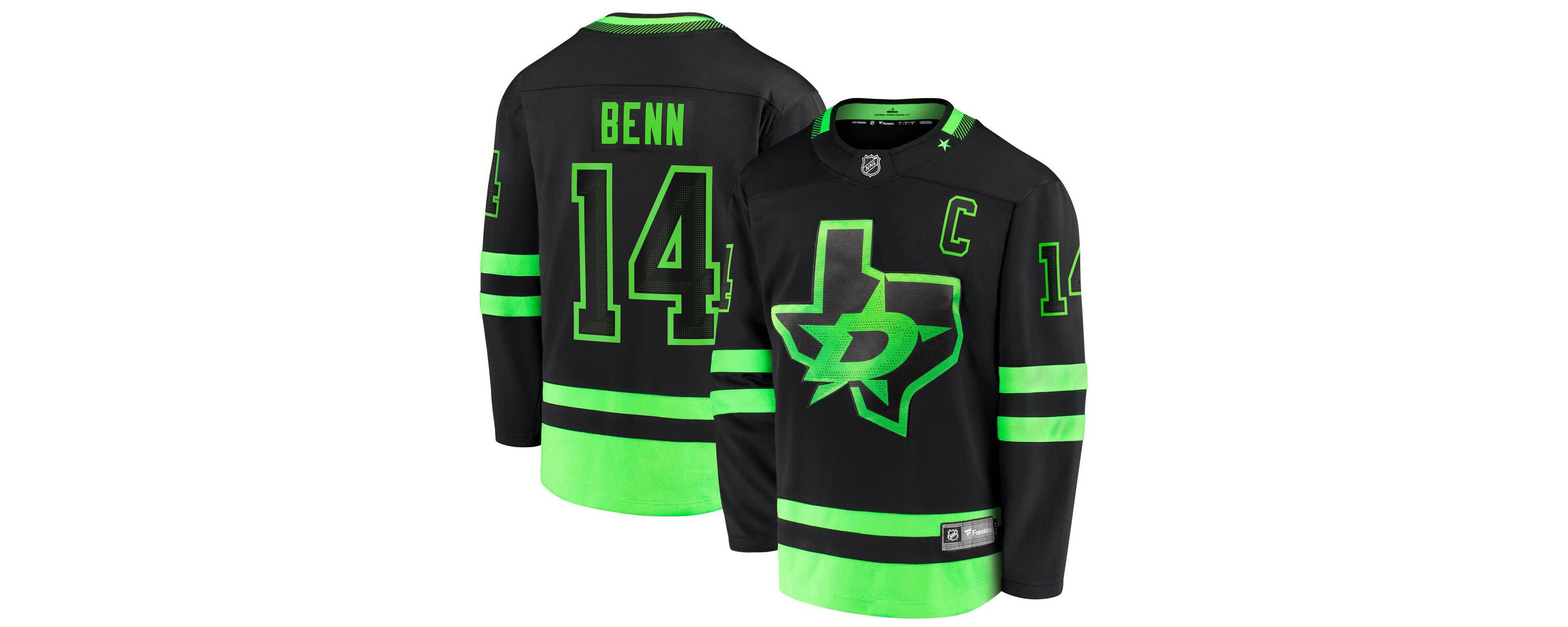 NHL Fanatics Jamie Benn Dallas Stars Breakaway Jersey