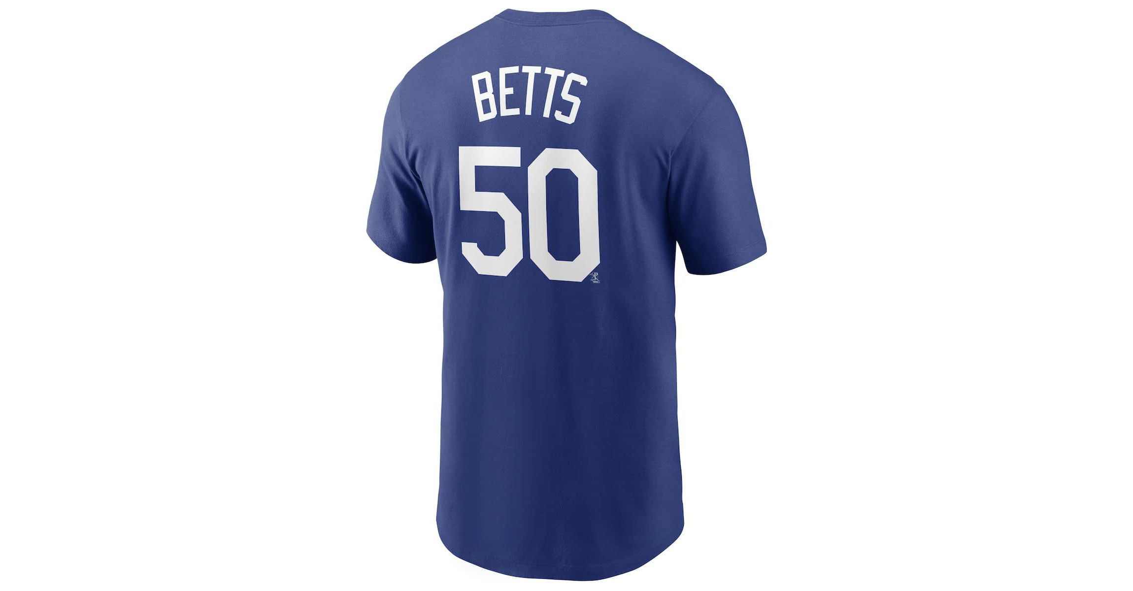MLB Nike Mookie Betts Los Angeles Dodgers Name & Number T-Shirt