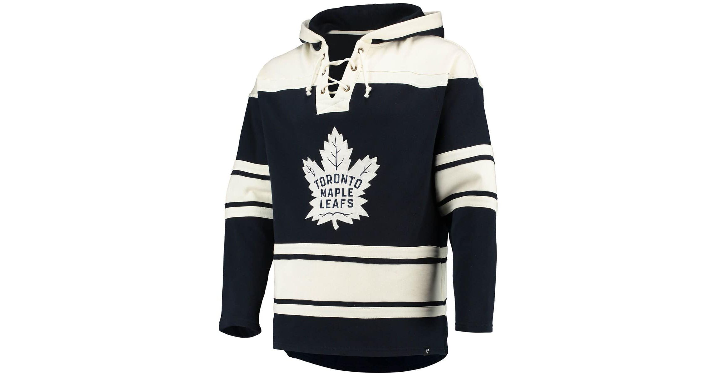 NHL Auston Matthews Toronto Maple Leafs Player Name & Number Lacer Pullover Hoodie