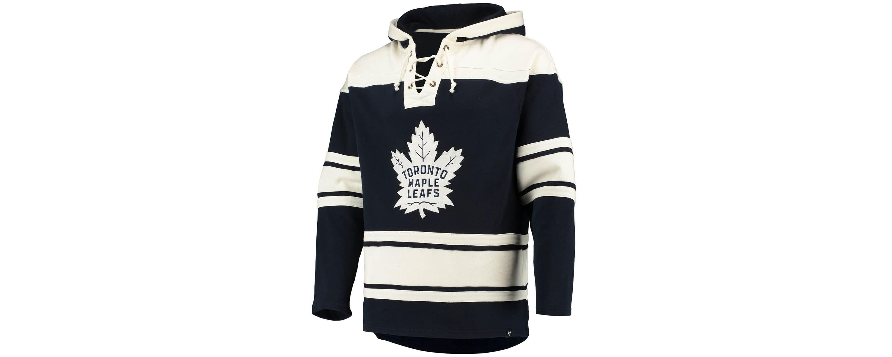 NHL Auston Matthews Toronto Maple Leafs Player Name & Number Lacer Pullover Hoodie