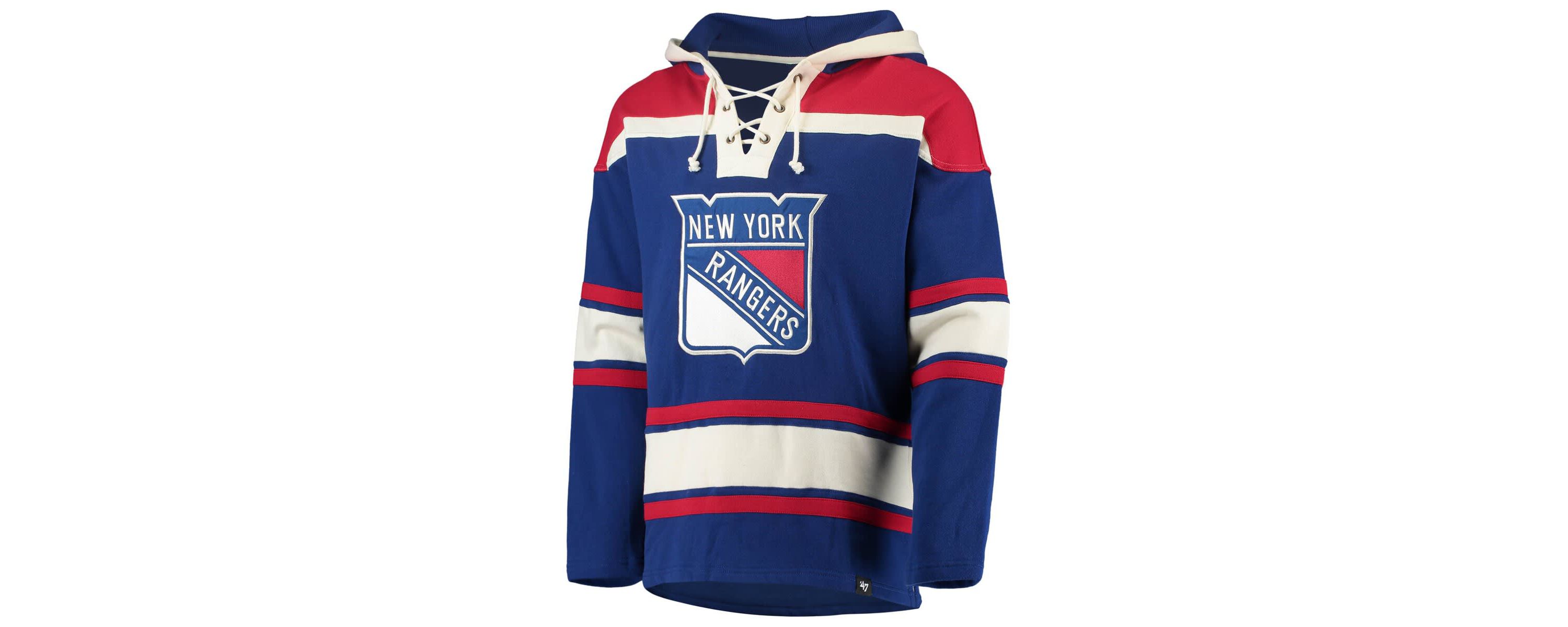 NHL Artemi Panarin New York Rangers Player Name & Number Lacer Pullover Hoodie