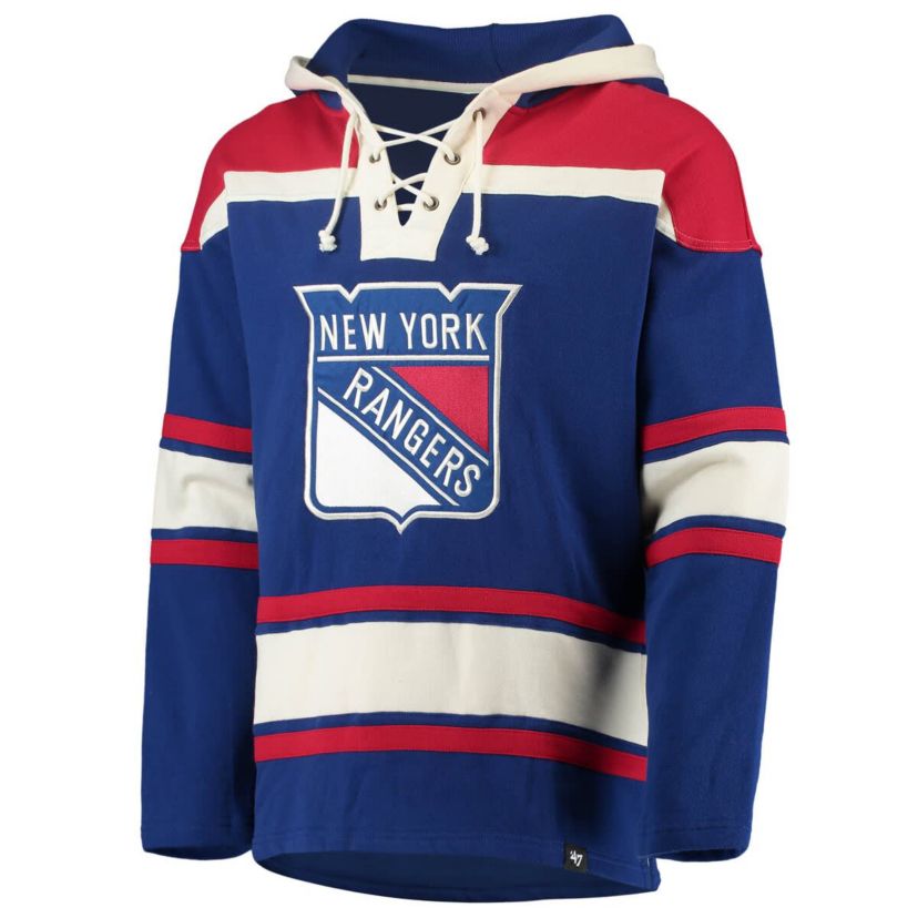 NHL Artemi Panarin New York Rangers Player Name & Number Lacer Pullover Hoodie
