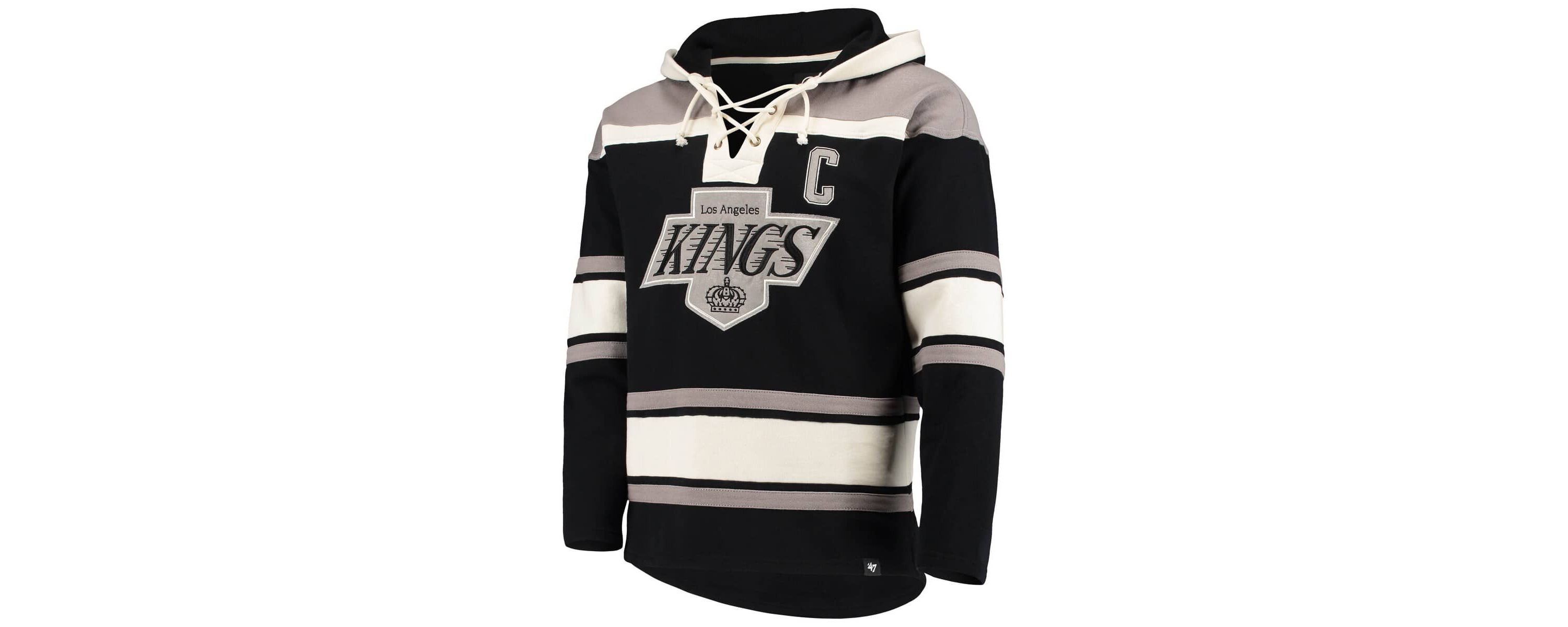 NHL Wayne Gretzky Los Angeles Kings Retired Player Name & Number Lacer Pullover Hoodie