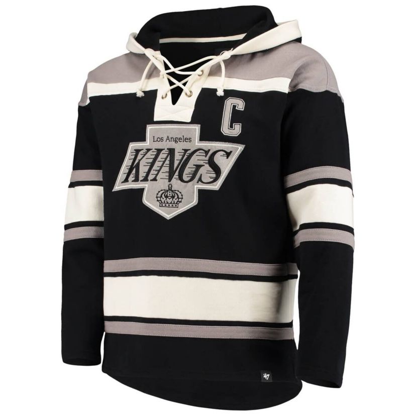 NHL Wayne Gretzky Los Angeles Kings Retired Player Name & Number Lacer Pullover Hoodie
