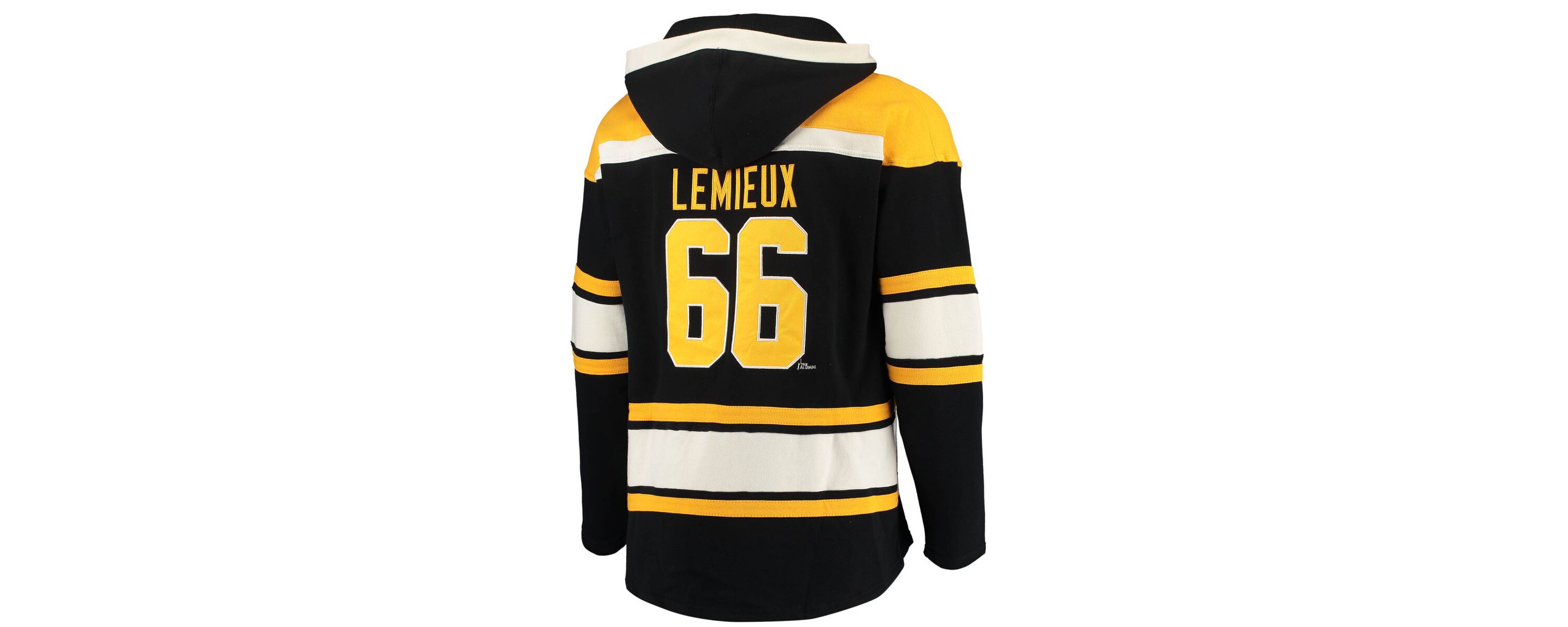 NHL Mario Lemieux Pittsburgh Penguins Retired Player Name & Number Lacer Pullover Hoodie