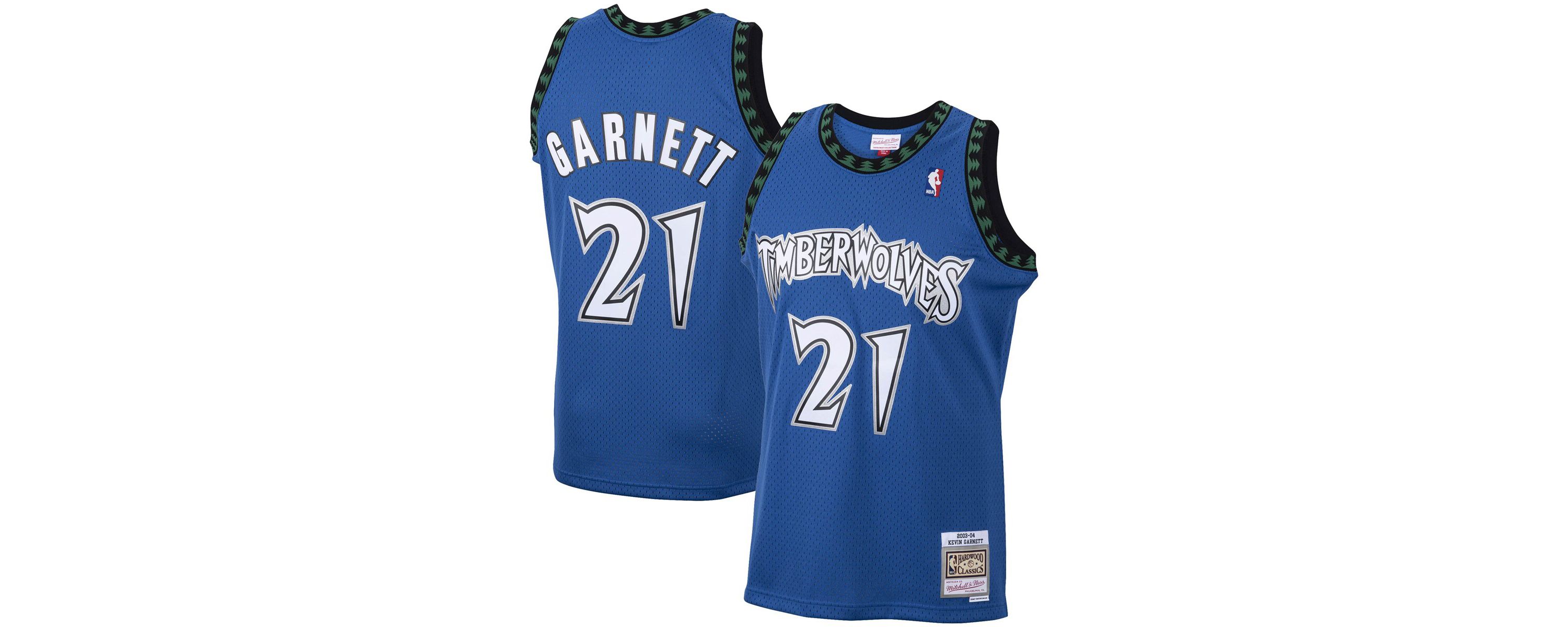 NBA Kevin Garnett Minnesota Timberwolves 2001/02 Hardwood Classics Swingman Jersey