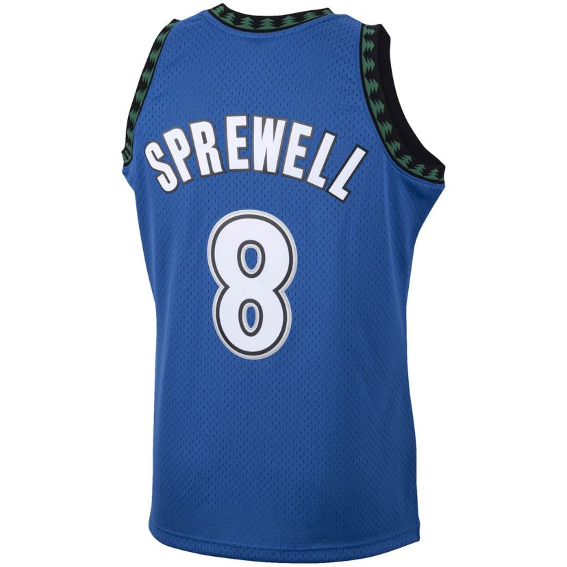 NBA Latrell Sprewell Minnesota Timberwolves 2001/02 Hardwood Classics Swingman Jersey