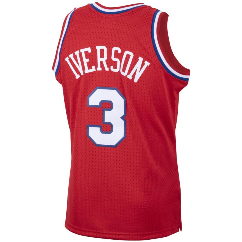 NBA Allen Iverson Philadelphia 76ers 2001/02 Hardwood Classics Swingman Jersey