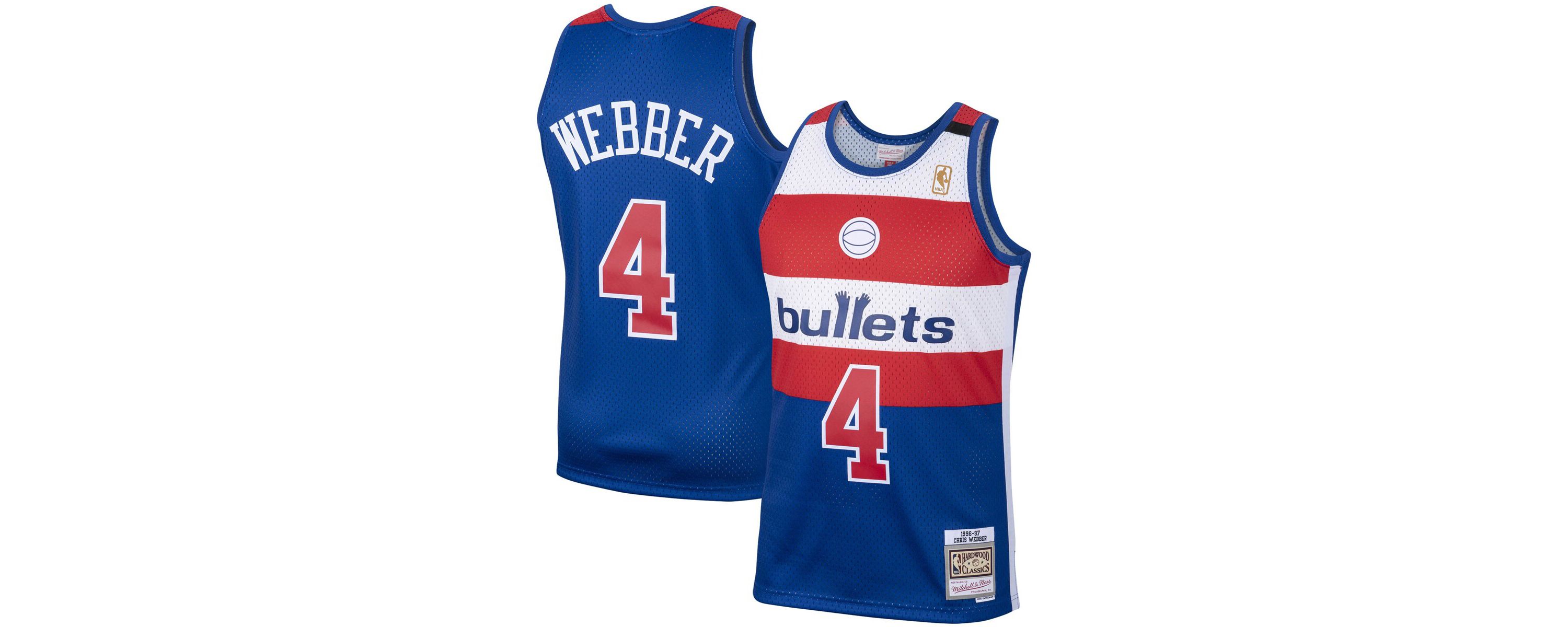 Hardwood Classic Teams Chris Webber Washington Bullets 1996/97 Hardwood Classics Swingman Jersey