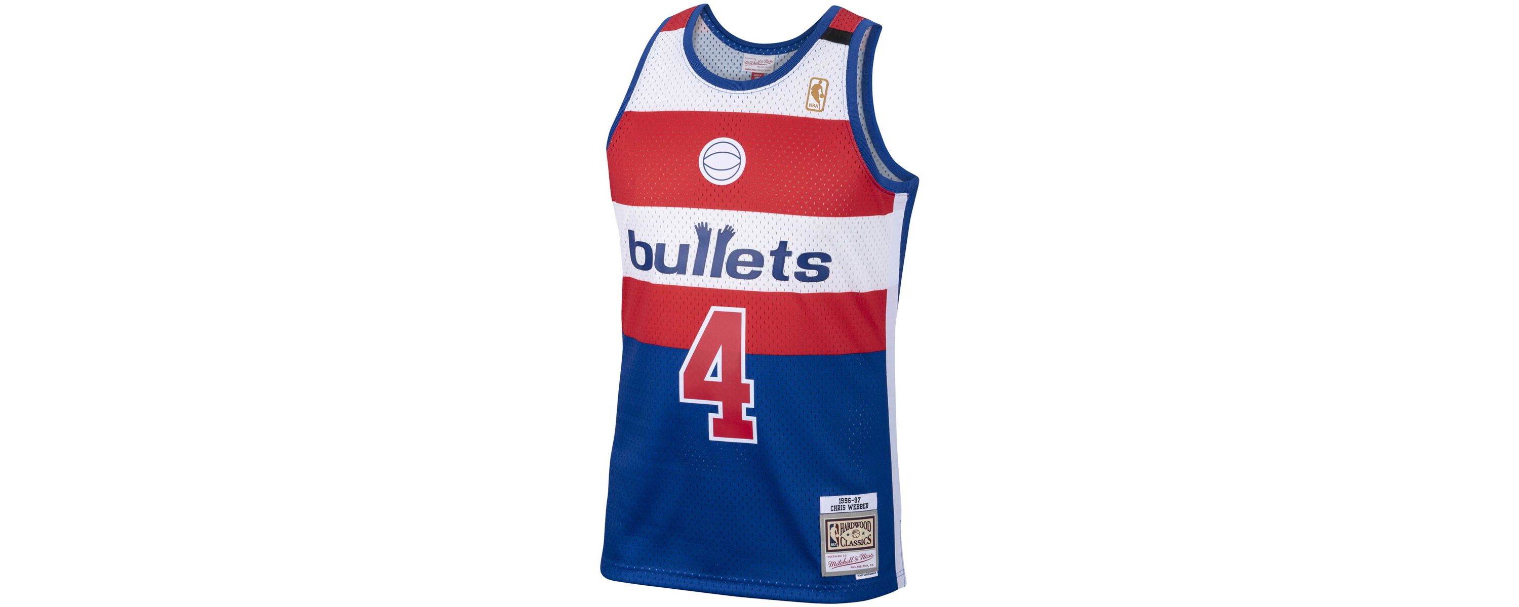 Hardwood Classic Teams Chris Webber Washington Bullets 1996/97 Hardwood Classics Swingman Jersey