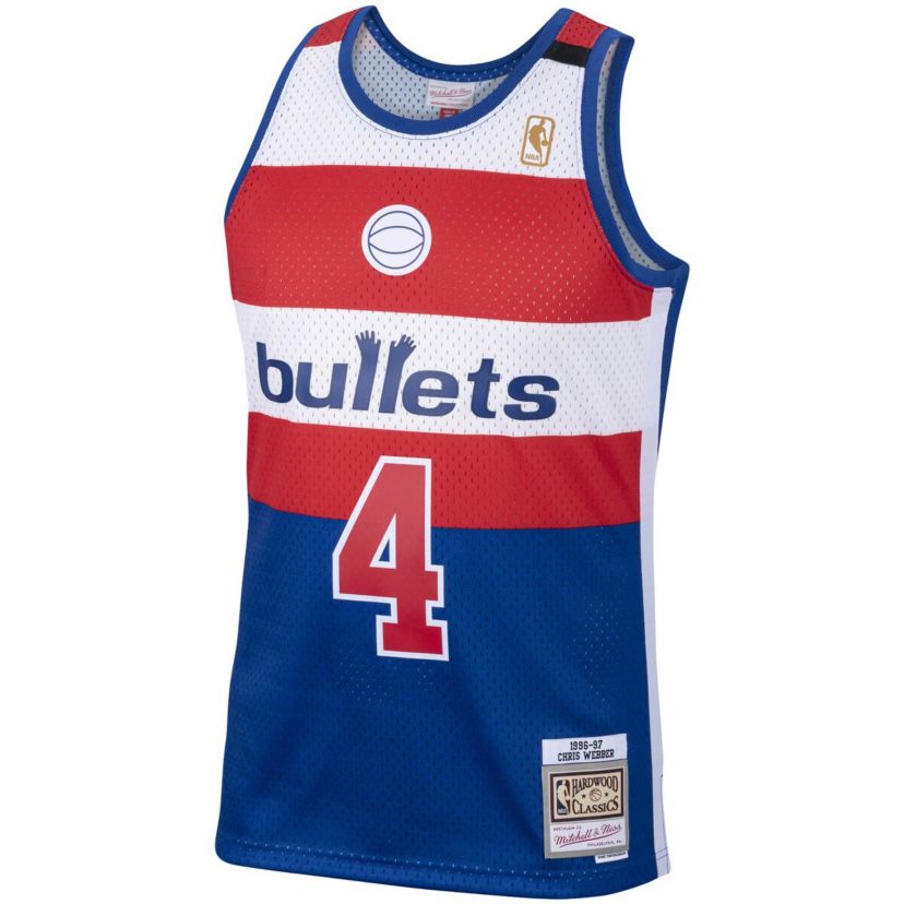 Hardwood Classic Teams Chris Webber Washington Bullets 1996/97 Hardwood Classics Swingman Jersey