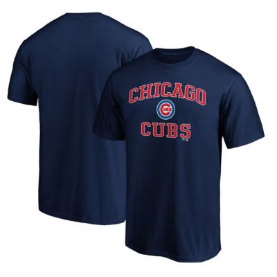 Fanatics Men's MLB Chicago Cubs Team Heart & Soul T-Shirt, Navy Blue, Small