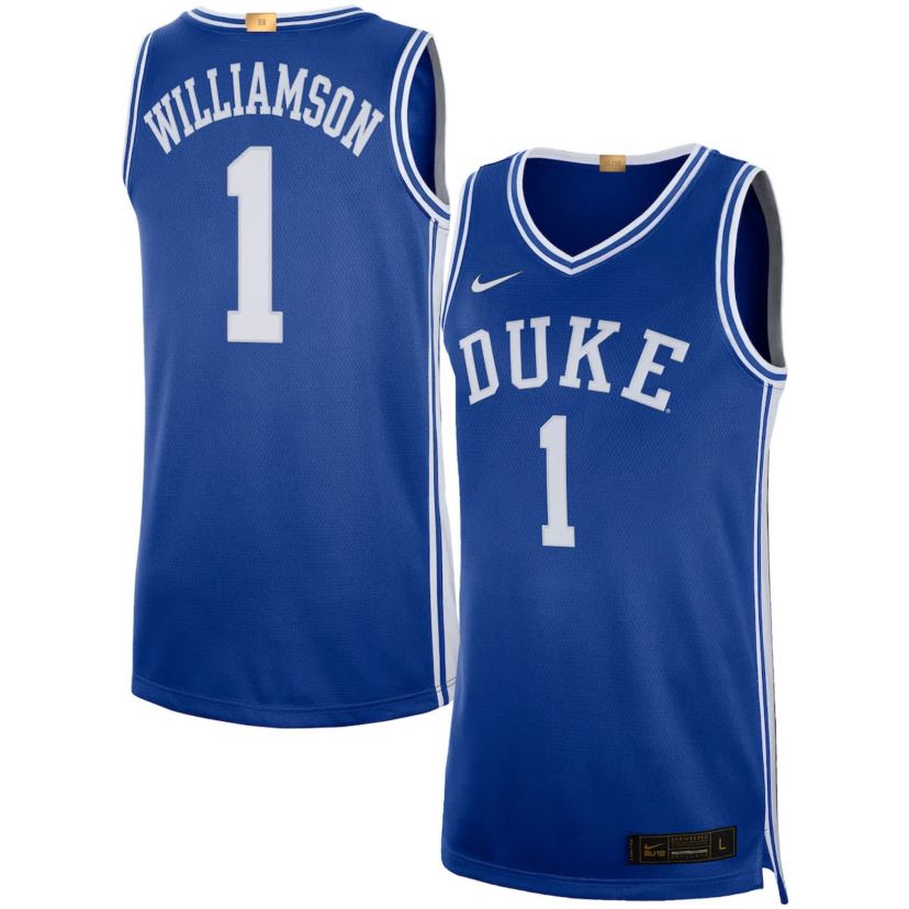 Duke Blue Devils NCAA Nike Zion Williamson Duke Devils Alumni Player Limited Basketball Jersey