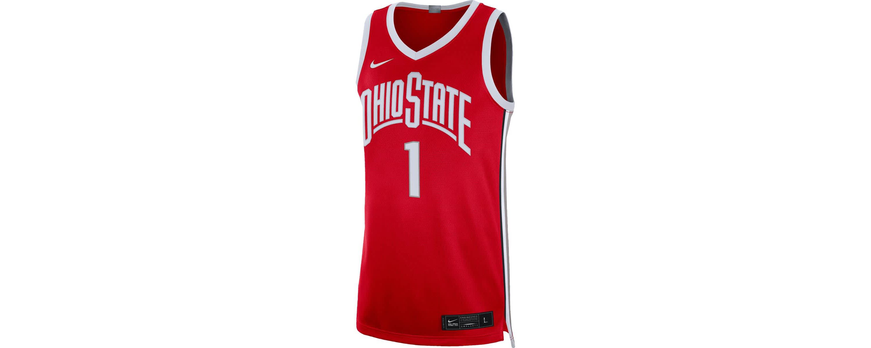 NCAA Nike #1 Ohio State Buckeyes Limited Basketball Jersey
