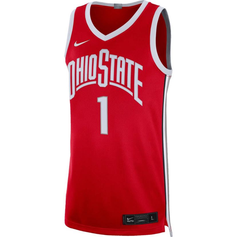 NCAA Nike #1 Ohio State Buckeyes Limited Basketball Jersey