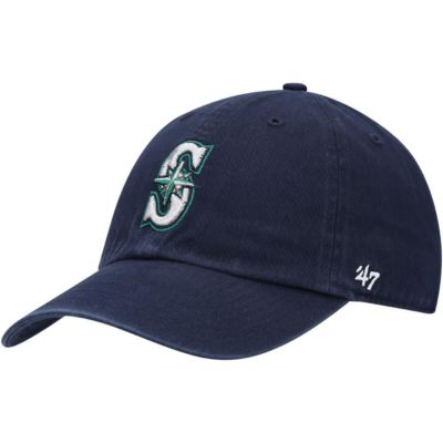 '47 Men's MLB Seattle Mariners Clean Up Adjustable Hat, Navy Blue