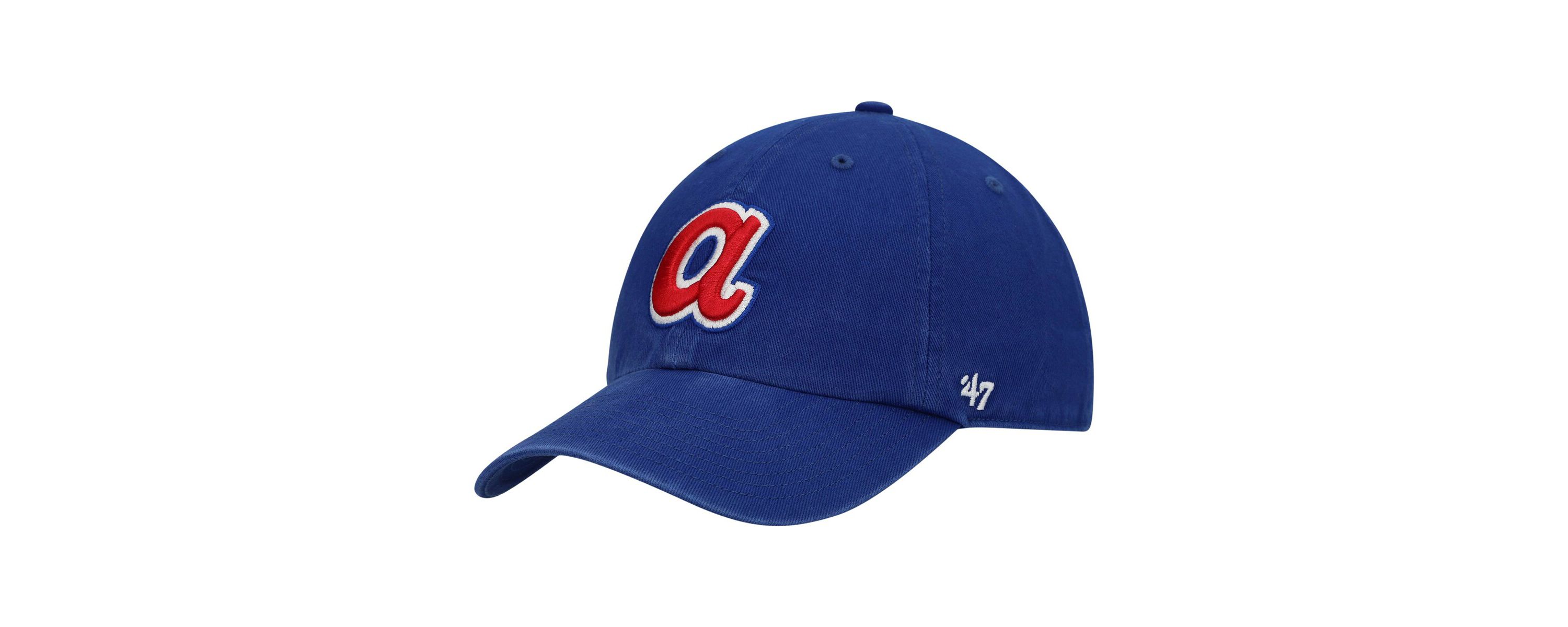 MLB Atlanta Braves 1972 Logo Cooperstown Collection Clean Up Adjustable Hat