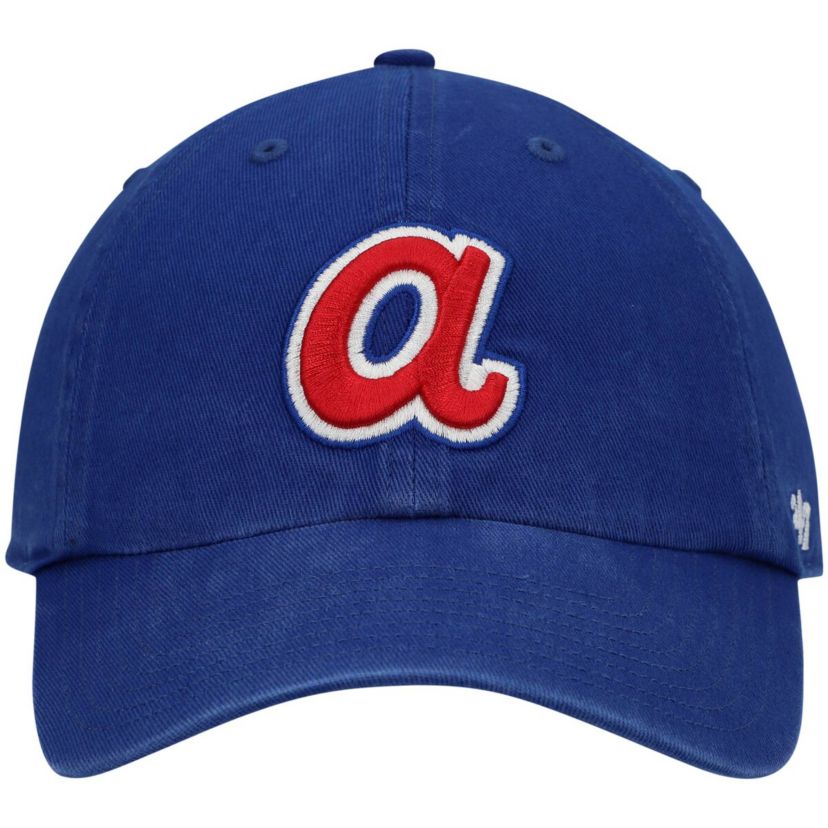 MLB Atlanta Braves 1972 Logo Cooperstown Collection Clean Up Adjustable Hat