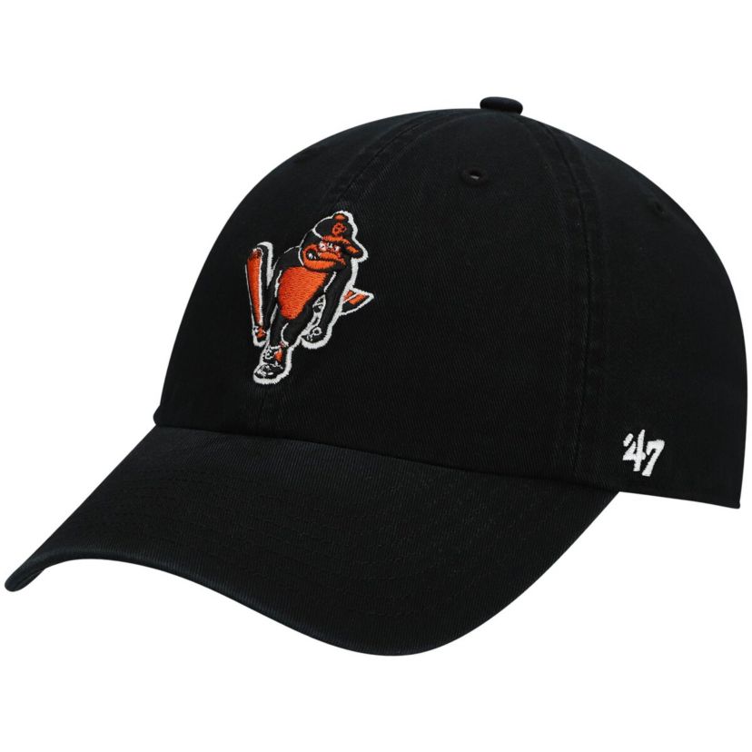 MLB Baltimore Orioles Logo Cooperstown Collection Clean Up Adjustable Hat