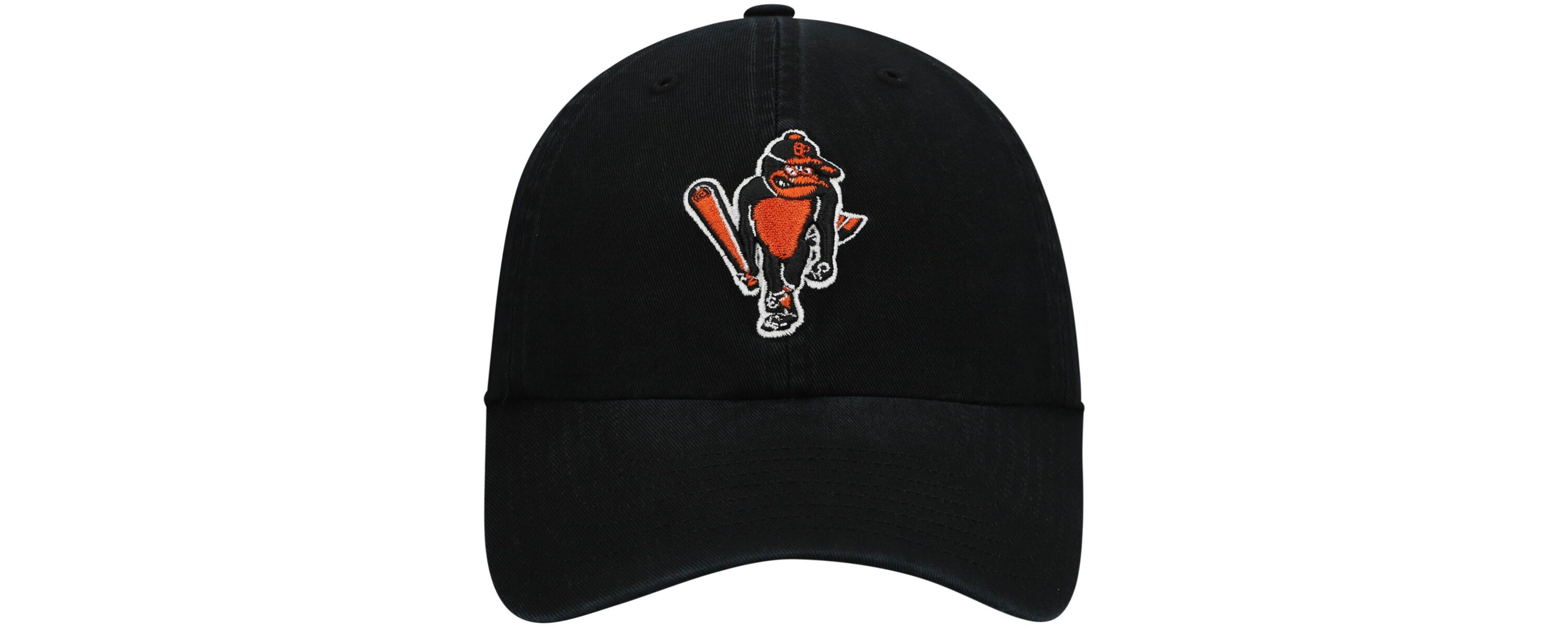 MLB Baltimore Orioles Logo Cooperstown Collection Clean Up Adjustable Hat