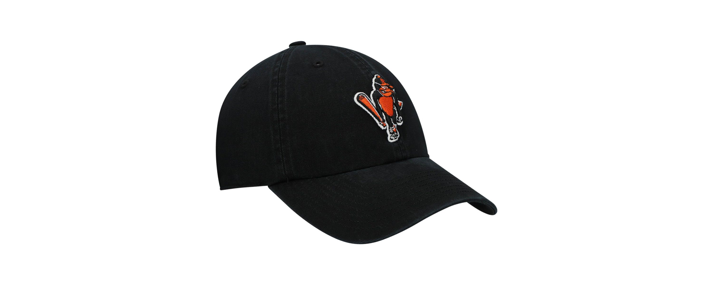 MLB Baltimore Orioles Logo Cooperstown Collection Clean Up Adjustable Hat