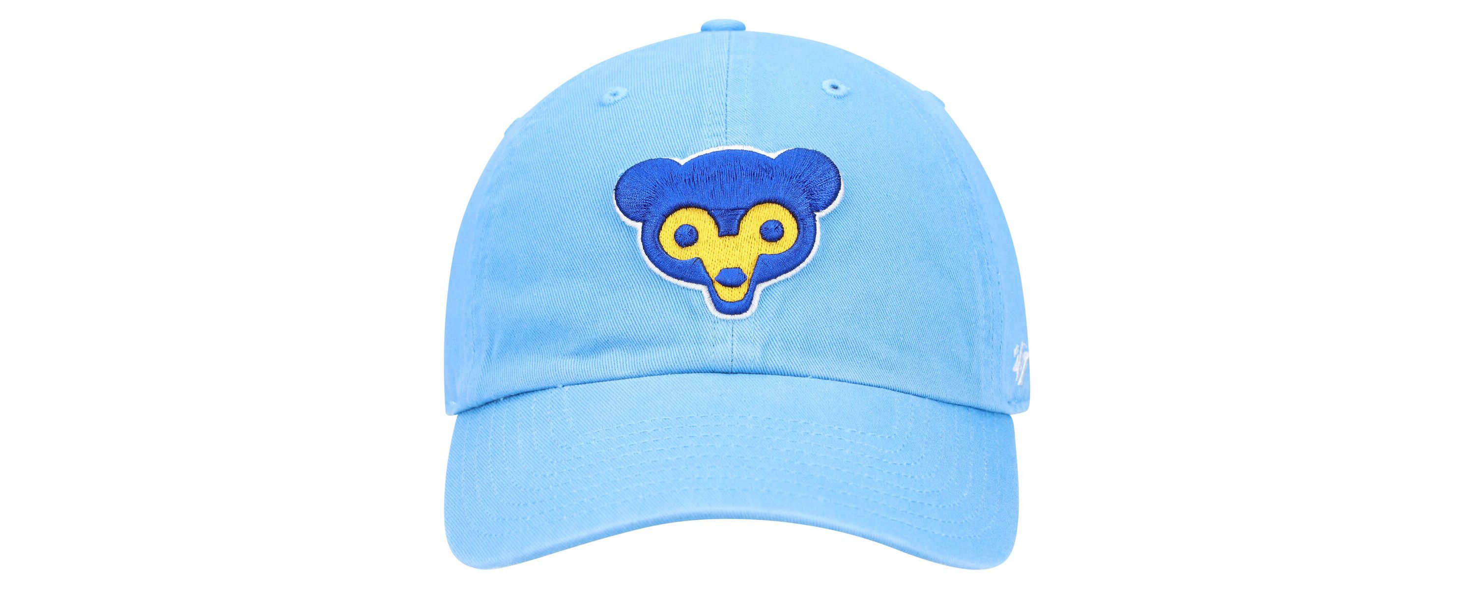 MLB Light Chicago Cubs Logo Cooperstown Collection Clean Up Adjustable Hat
