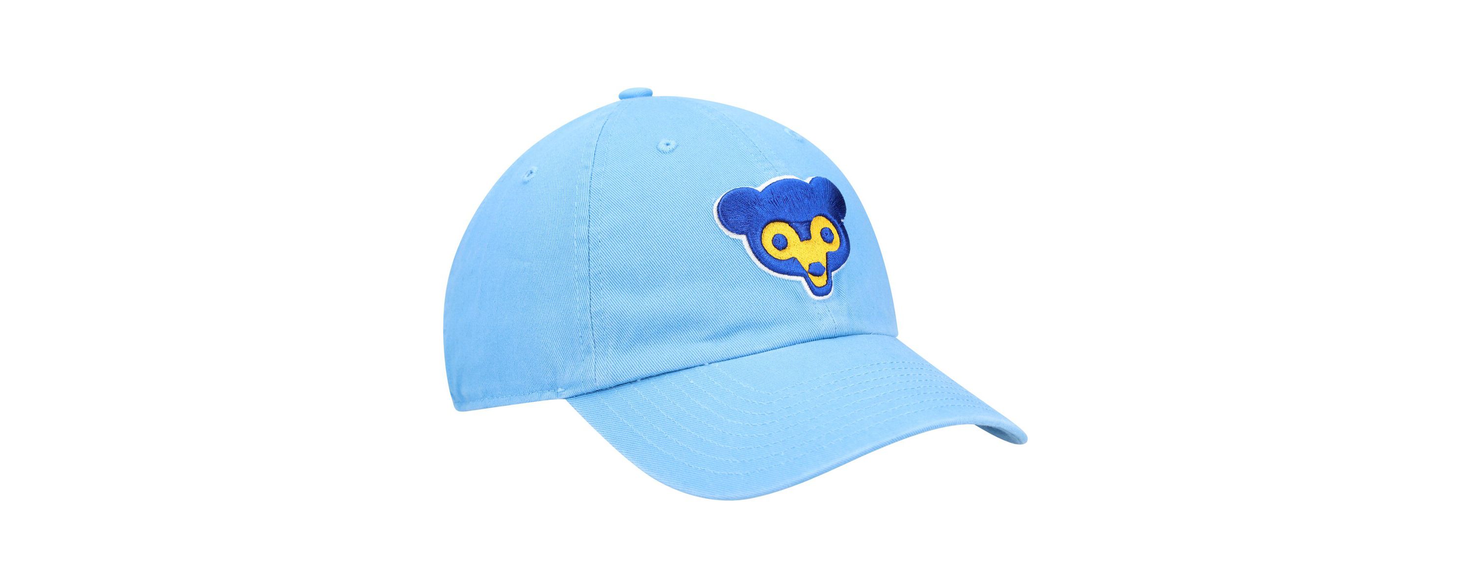 MLB Light Chicago Cubs Logo Cooperstown Collection Clean Up Adjustable Hat