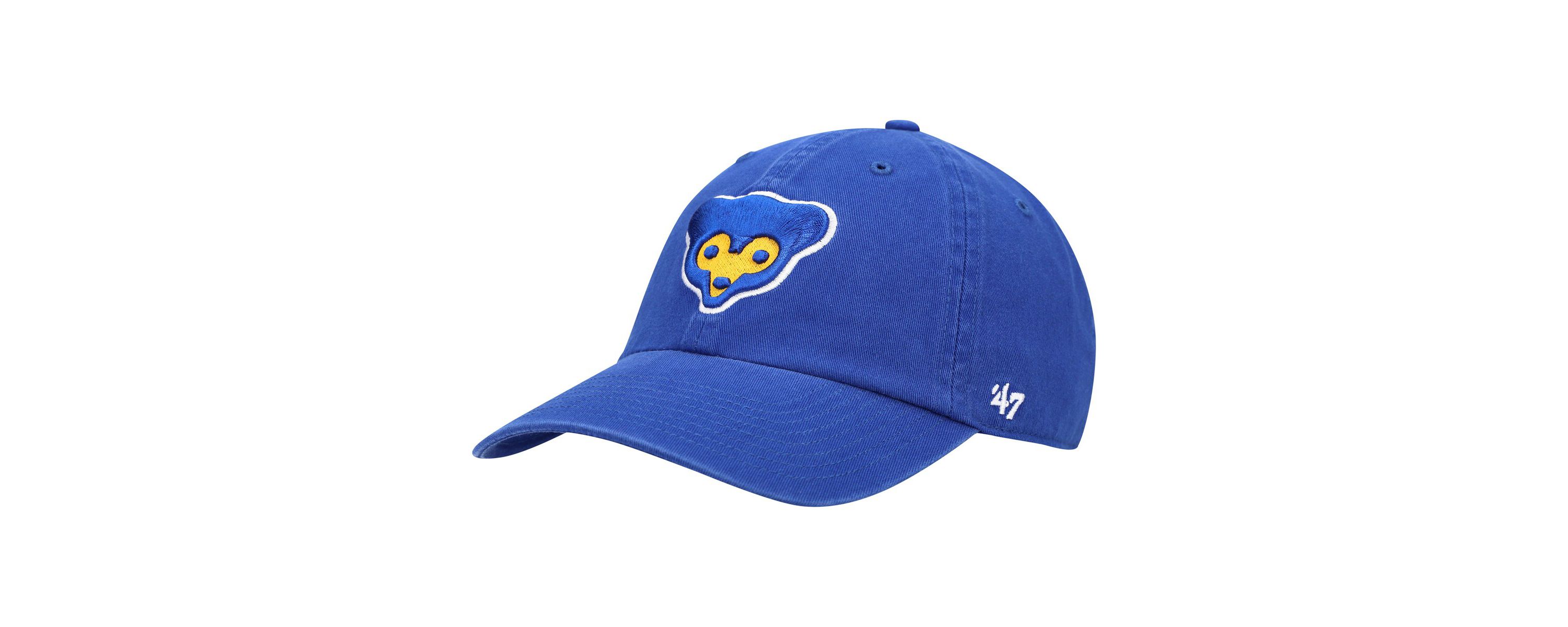 MLB Chicago Cubs Logo Cooperstown Collection Clean Up Adjustable Hat