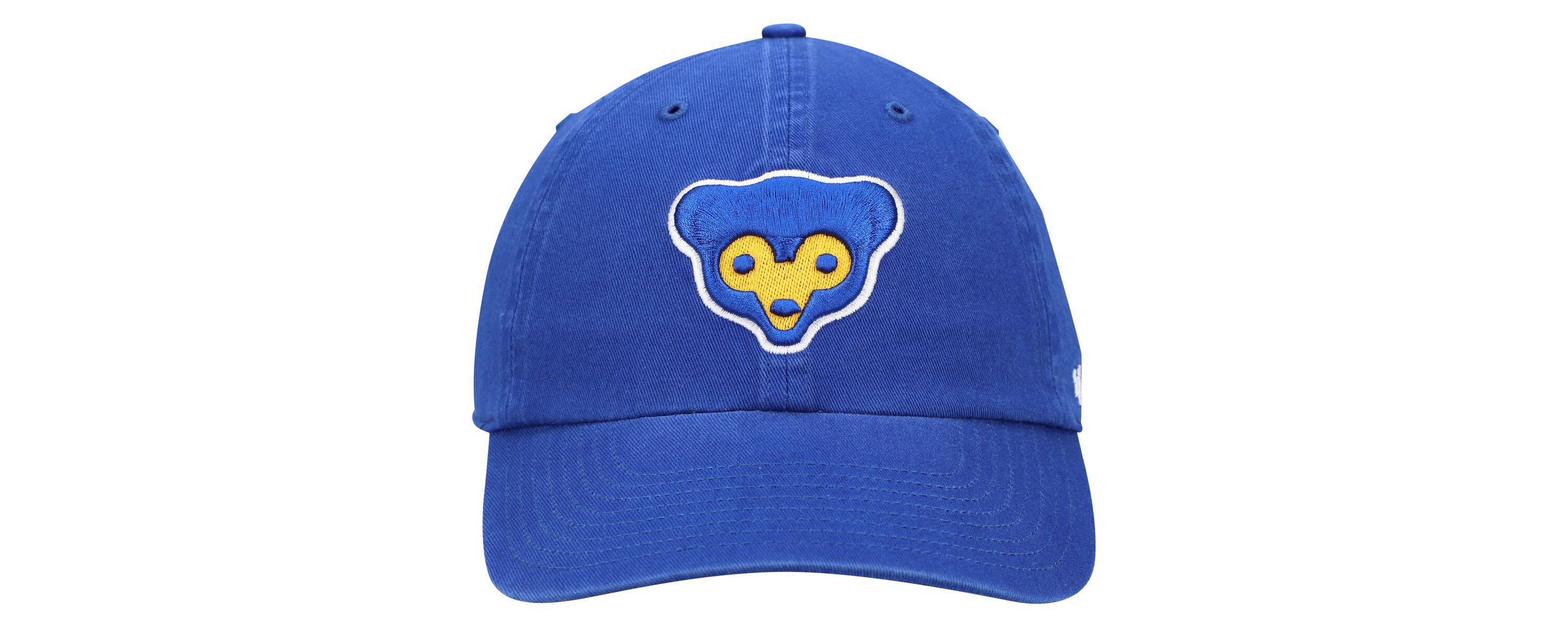 MLB Chicago Cubs Logo Cooperstown Collection Clean Up Adjustable Hat