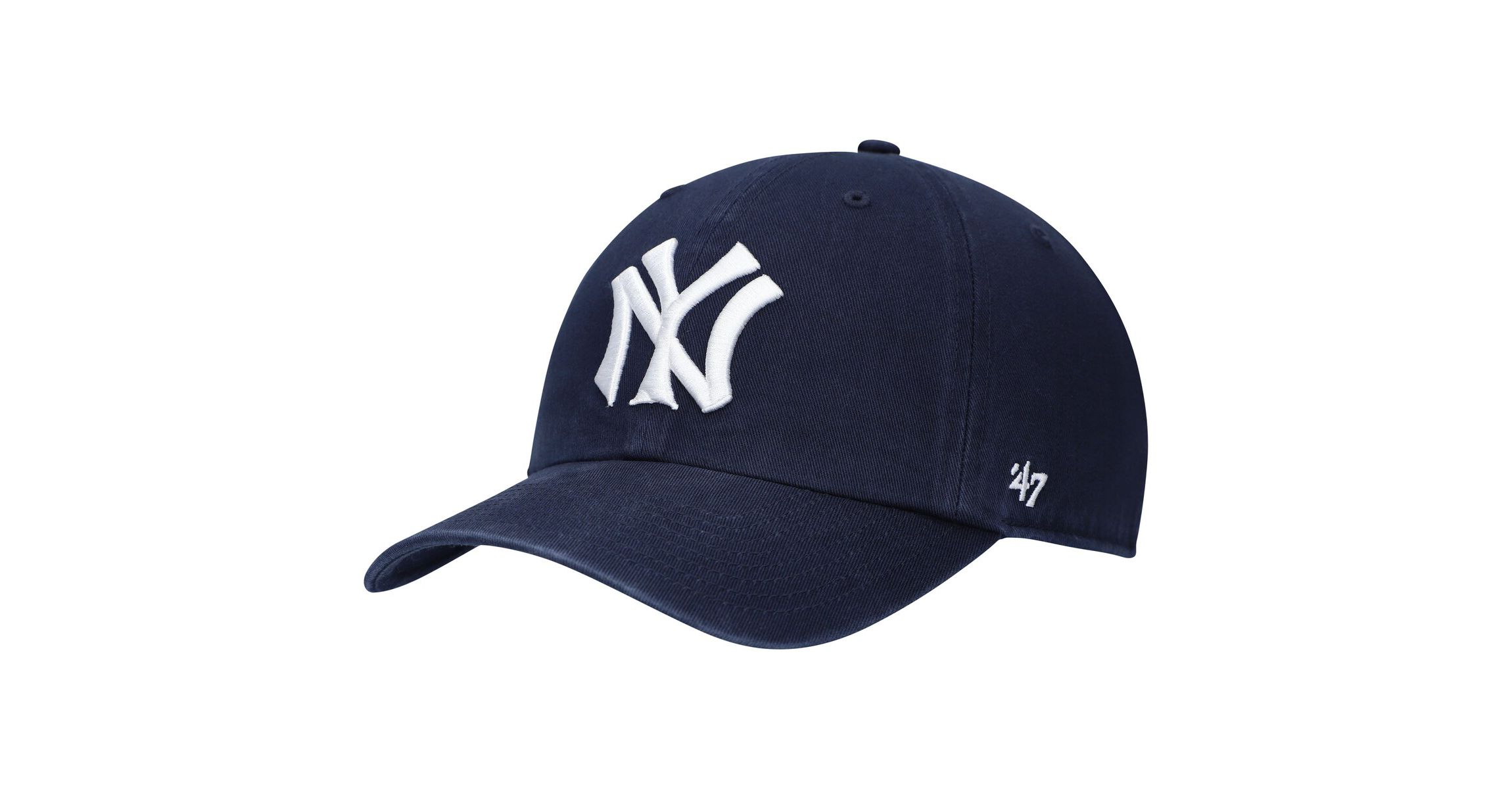 MLB New York Yankees Logo Cooperstown Collection Clean Up Adjustable Hat