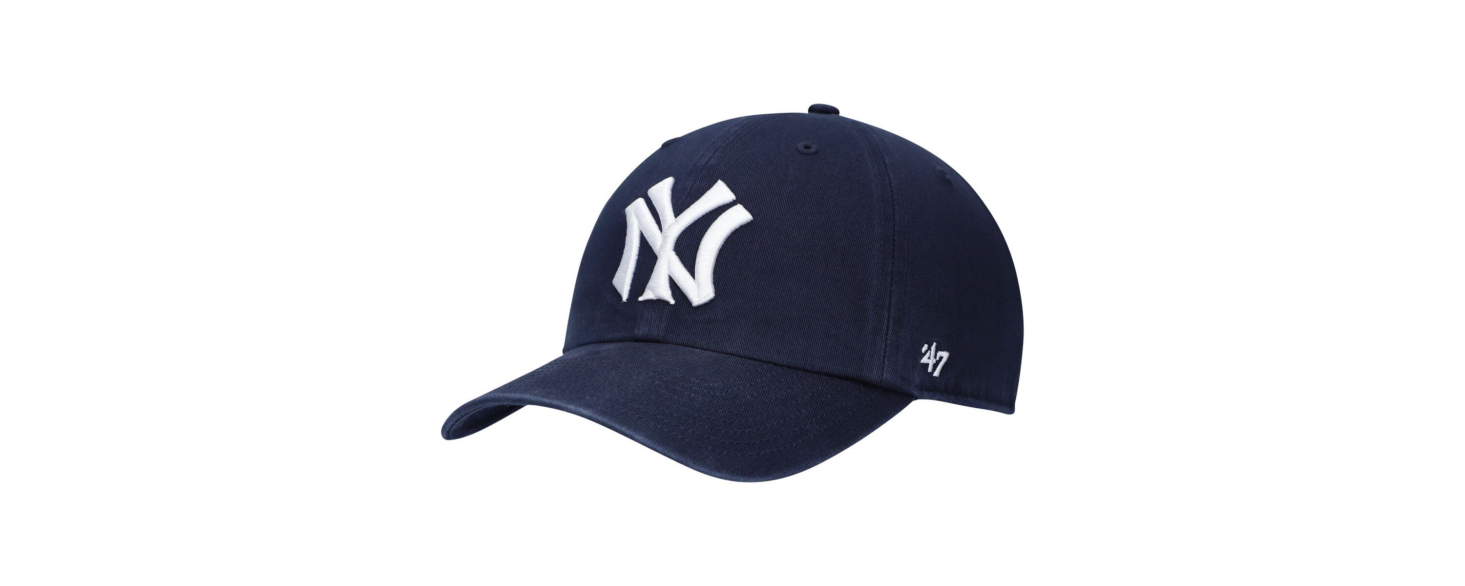 MLB New York Yankees Logo Cooperstown Collection Clean Up Adjustable Hat
