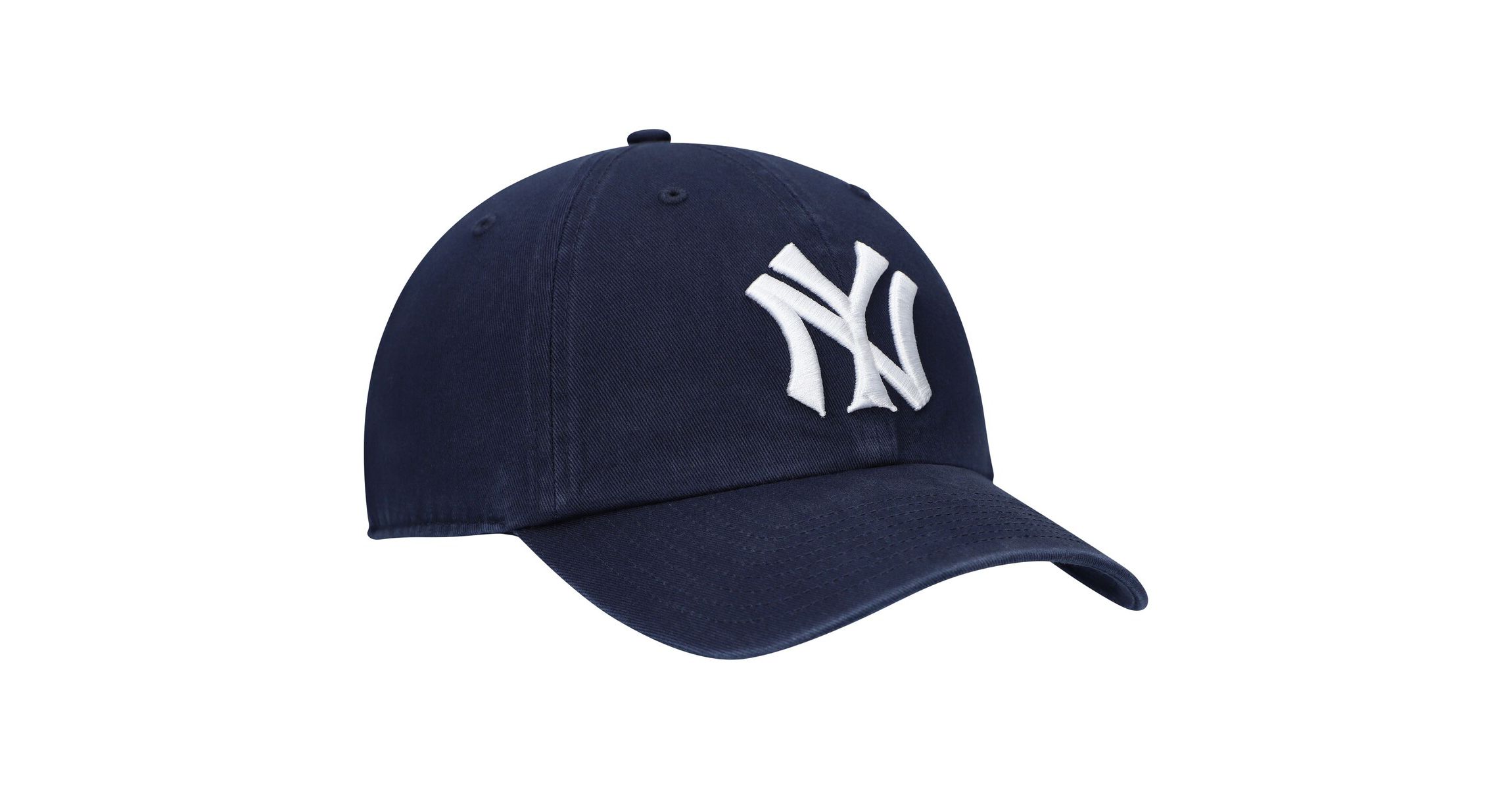 MLB New York Yankees Logo Cooperstown Collection Clean Up Adjustable Hat